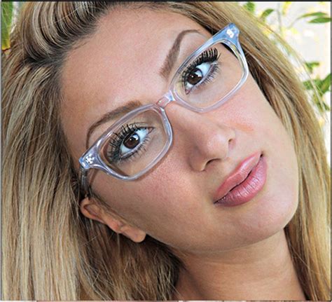 geek eyewear collection vintage style eyeglasses clear plastic women