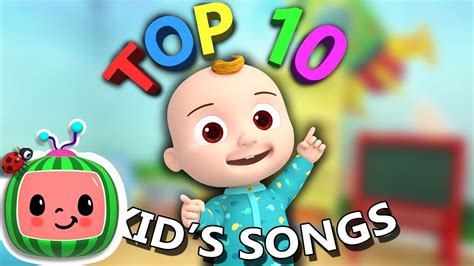 top  popular kids songs  nursery rhymes kids songs cocomelon realtime youtube