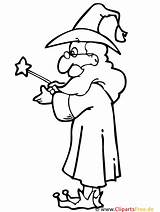 Wizard Zauberer Magician Malvorlage Maerchen Malvorlagenkostenlos sketch template