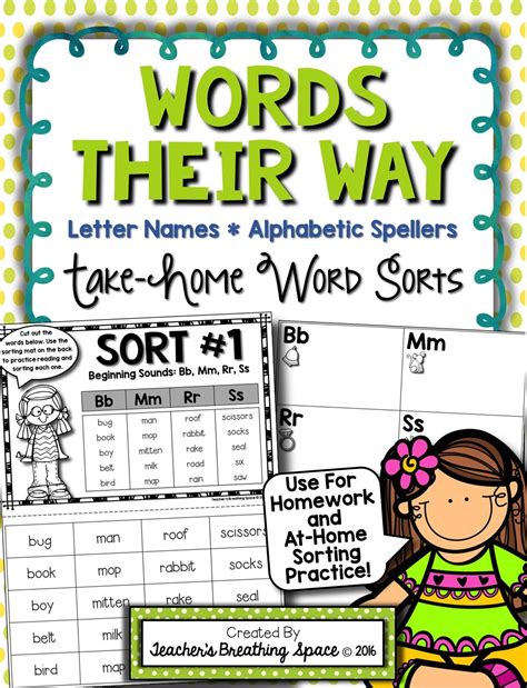 words   letter  alphabetic sorts   homework sorts lists  word