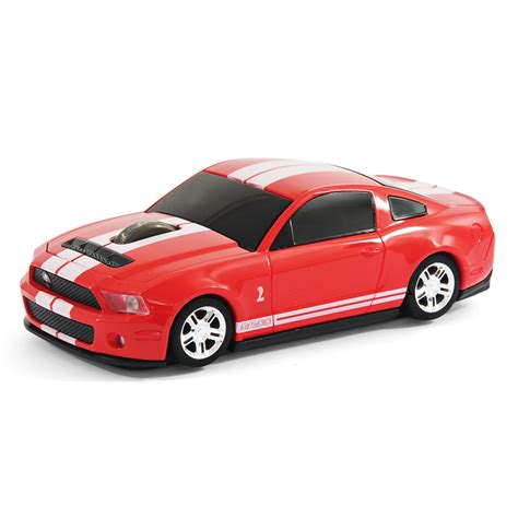 road mice ford mustang shelby gt car wireless computer mouse red