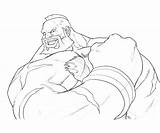 Fighter Street Zangief Character Coloring Pages sketch template