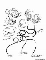 Nemo Coloring Pearl Pages Finding Sheldon Tad Printable Color Print Supercoloring Drawing Getdrawings Getcolorings Colorings Categories Online sketch template