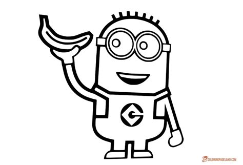minion coloring pages  kids  printable templates