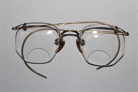 Antique Eyeglasses 12k Gold Filled Frames Shuron