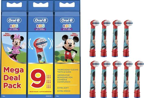 oral  kids opzetborstels met disney mickey mouse figuren  stuks bol