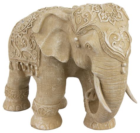 ivory elephant statue traditional home decor  oriental furniture