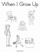 Coloring Grow When Occupations Pages Growing Noodle People Book Print Twisty Outline Clipart Popular sketch template