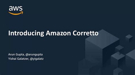 introduction  amazon corretto   cost distribution  openjdk aws  tech talks