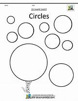 Circles Circle Shapes Coloring Clipart Printable Shape Math Pages Color 2d Kids Worksheets Preschool Entitlementtrap Clip Kindergarten Print Creative Salamanders sketch template