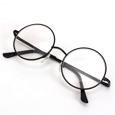 retro vintage  frame women men eyeglasses circle glasses