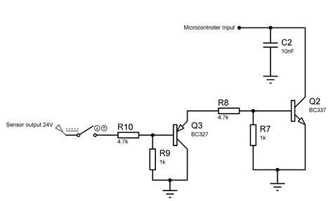 interface interfacing  inductive proximity sensor   microcontroller   sort  pnp