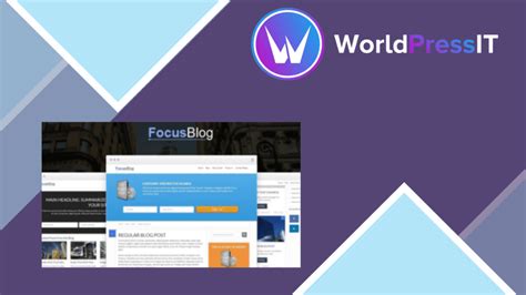 Thrive Themes Focusblog Wordpress Theme Worldpress It