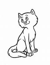 Cat Coloring Supercoloring Pages Lovely Guardado Desde Printable Cartoon sketch template