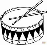 Drum Drums Coloring Clipart Clip Pages Kids Snare Color Printable Bass Cliparts Book Marching Drawing Games Toy Supercoloring Library Print sketch template