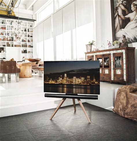 spectral art houten design tv standaard eiken massief  drie kleuren spectralnl