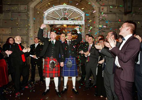 Scotlands First Same Sex Marriages Take Place On New Years Eve Time
