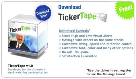 stock ticker   desktop  website stock tickers