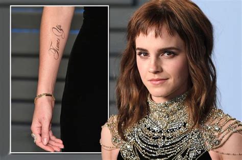 Emma Watson S New Time S Up Tattoo Has A Glaring Error As She Wears