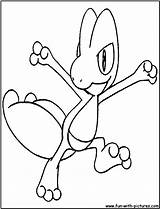 Coloring Treecko Pages Pokemon Sceptile Getdrawings Getcolorings Fun Template sketch template