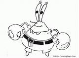 Spongebob Krabs Tuan Squarepants Mewarnai Diwarnai Kartun Plankton Coloringhome Snail Sponge Restoran Trend Mewarnaigambar Squidward sketch template