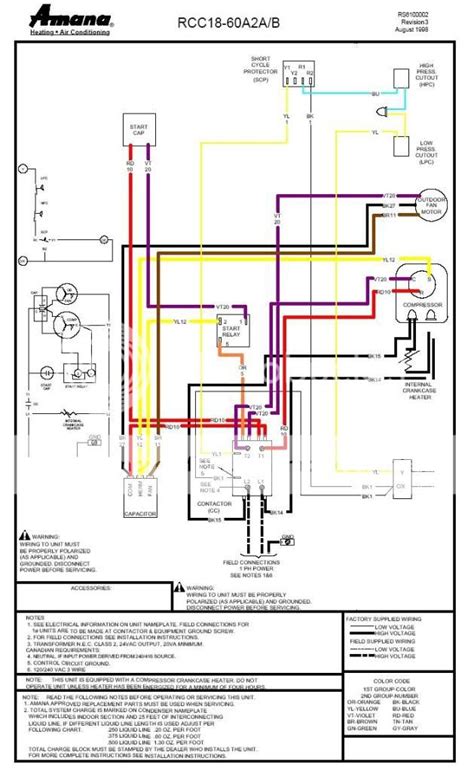 amana ptac thermostat wiring diagram easy wiring