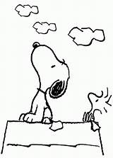Coloring Woodstock Snoopy Pages Popular Coloringhome sketch template