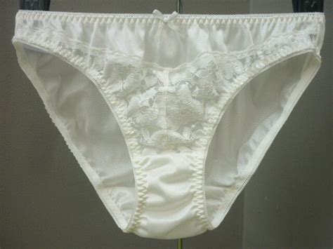 Vintage Sheer Lace Panties Nylon See Thru Hi Cut String Bikinis