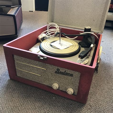 bestone  vintage record player audio gold