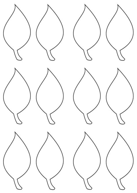 printable leaves pictures leaf templates