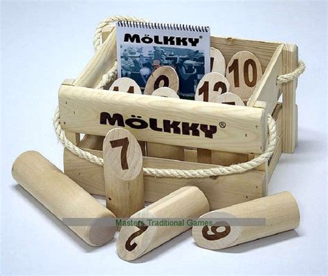 molkky in wooden crate jeux outdoor yard games skittles game giant lawn games