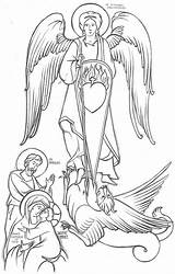 Archangel Victorious Designlooter sketch template