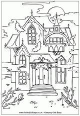 Mansion Ausmalbilder Activityvillage Designlooter Ausmalen Sheets sketch template