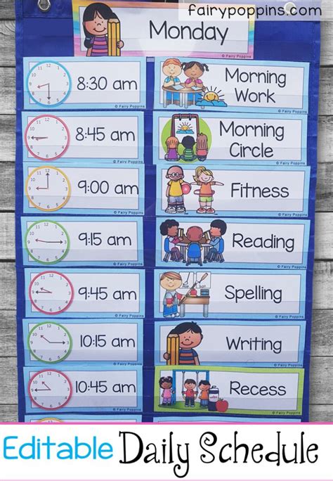 printable visual daily routine preschool routine cards