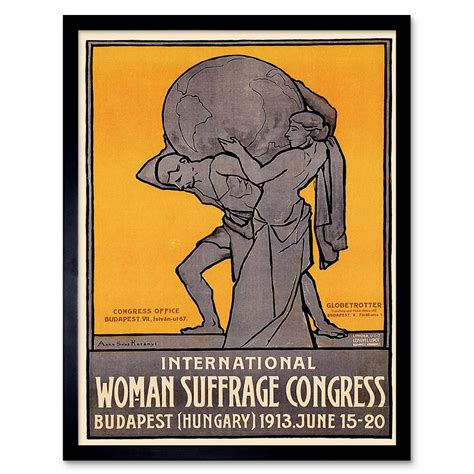 political propaganda suffrage women suffragette budapest hungary framed