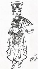 Egyptian Drawing Coloring Style Queen Tattoo Drawings Pages Goddess Isis Colouring Tattoos Choose Board Nefertiti Ink Sheets Paintingvalley sketch template
