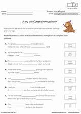 Correct Homophone Using Resources Teaching sketch template