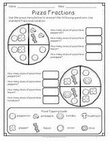 Fraction Fractions Packet Freebie sketch template