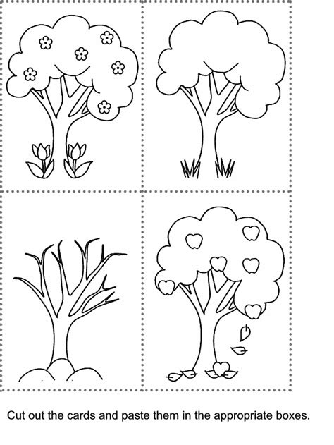 seasons pages coloring pages