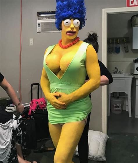 Heres The Story Behind Colton Haynes Sexy Marge Simpson Halloween