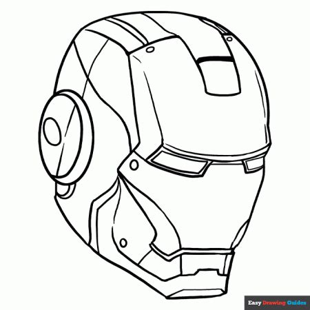 iron man mask coloring page coloring home