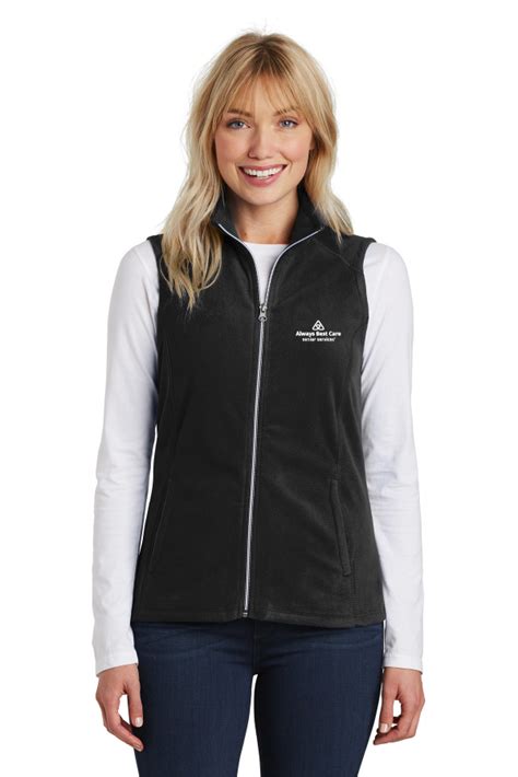 port authority ladies microfleece vest abc company store