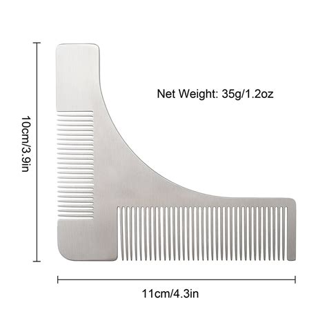 beard shaping tool template shaper stencil symmetry trimming