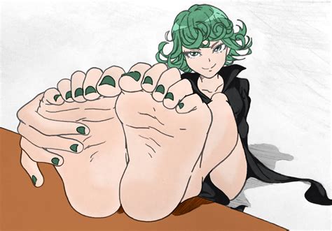 tatsumaki s soles by murati2882 colored by totoofzefrance da0xvch foot fetish paradise