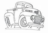 Coloring Pages Rod Truck Lifted Rat Hot Ford Getcolorings Getdrawings Colorings sketch template