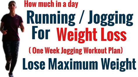 lose weight running workout plan