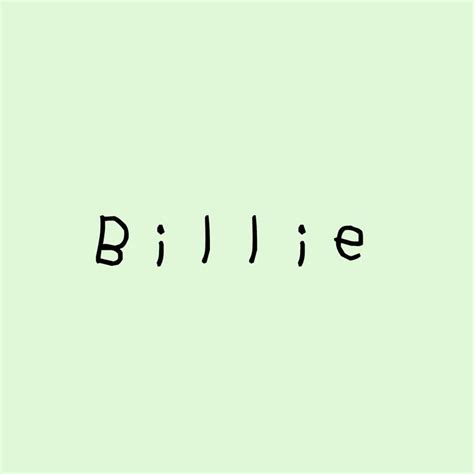 billie eilish billie eilish billie letters