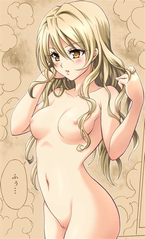 Rule 34 Blonde Hair Blush Breasts Colored Highres Long