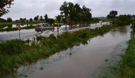 Überschwemmungen durch regen hochwasser in rostock und umgebung · juli