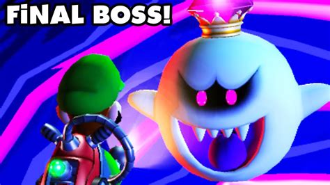 Luigi S Mansion Dark Moon King Boo Final Boss Fight And